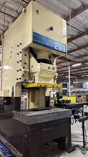 Used 1991 Komatsu Mdl OBS-200-3 200 Ton Stamping Press