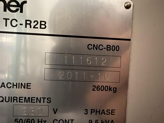 Used 2011 Brother Mdl. TC-R2B 2-Pallet CNC Tapping Center, s/n 111612