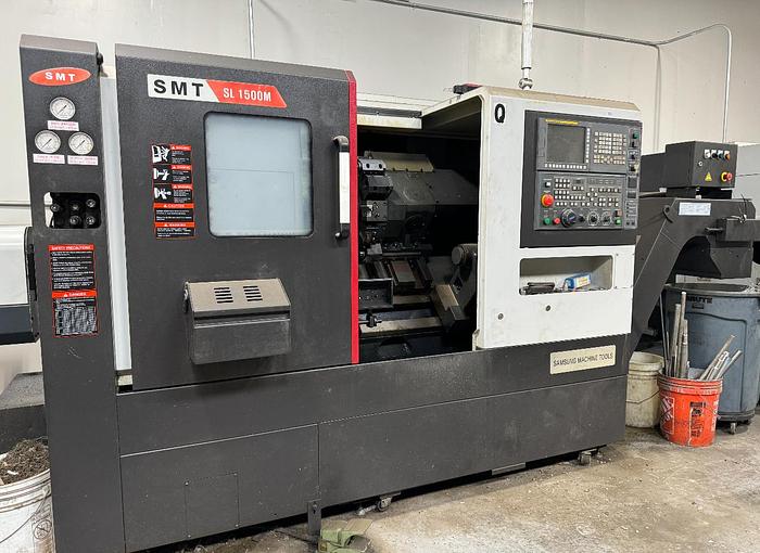 Used 2018 SMEC/SAMSUNG Mdl. SL1500M CNC Turning Center