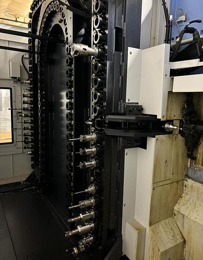 Used 2020 DOOSAN Mdl. NHP 5000 CNC Horizontal Machining Center, FANUC Series 31i-MODEL B CNC Controls