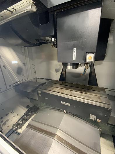 Used 2013 Doosan Mdl. DNM400 CNC Vertical Machining Center, s/n MV0009-001812, w/ Doosan -Fanuc iSeries CNC Control, CAT 12,000 RPM Spindle, Thru Spindle Coolant, 30 Station ATC, LNS Turbo HS Mdl. 5750800 Chip Conveyor, Hand Jogger Contro
