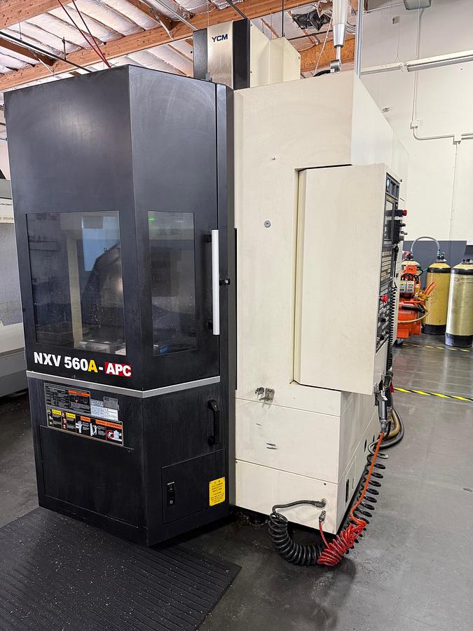 Used 2015 YCM Mdl. NXV 560A-APC CNC Vertical Machining Center, More info coming soon