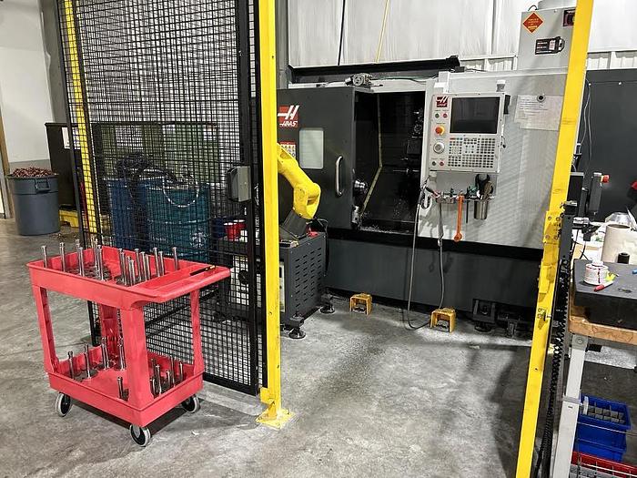 Used 2021 Haas ST-20Y CNC Lathe with Haas Robot Inbox