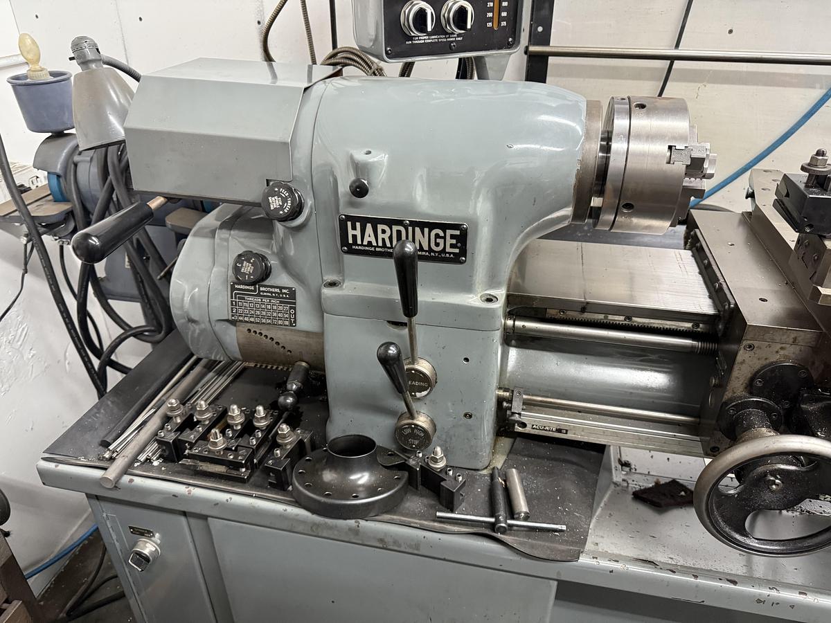 Used Hardinge Mdl HLV-H Super Precision Toolroom Lathe