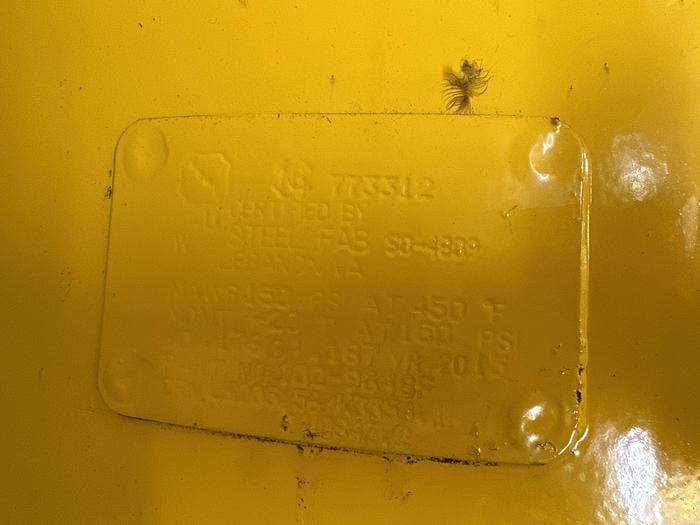 Used 2015 KAESER 400 Gallon Air Tank