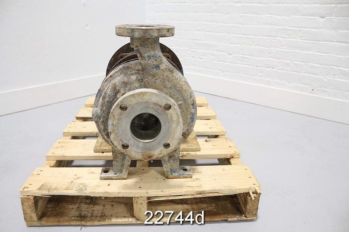 Used Goulds 3196 Pump, 2 X 3 X 8, Stainless Steel Casing #22744