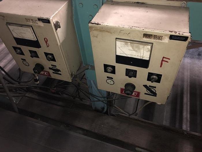 Used 60" WIDE HAMBLET SHEETER W/ 4 BACKSTANDS & DRIVE UPDATE