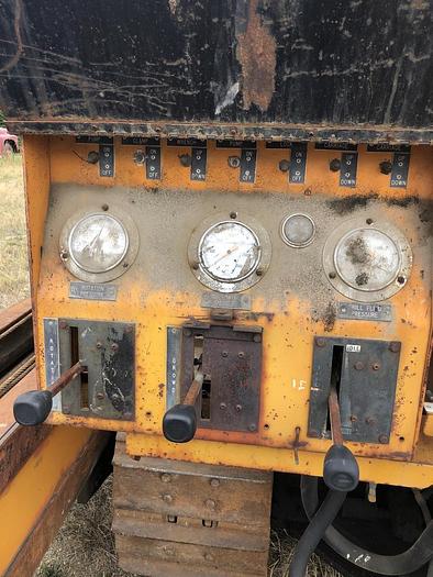 Used HB19356 Drain-hole Drill, mounted on Case 1150C Dozer Jensen JDC HV100  on Case 1150C track drill