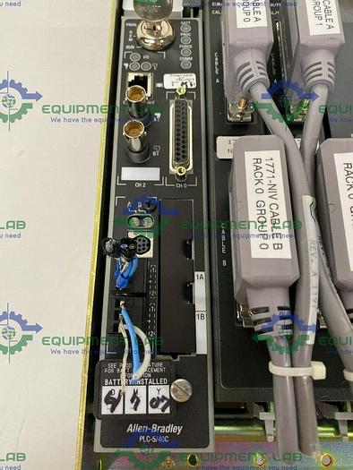 Used Allen-Bradley 1771: A4B CHASSIS, P4S, PLC-5/40C, NOC-B, IFE C, OBN/B