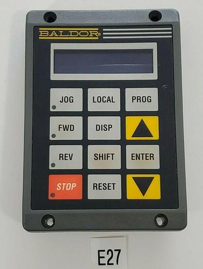 Used *PREOWNED* BALDOR KP0022A00 REV E AC DRIVE KEYPAD DISPLAY NEMA 4X + WARRANTY!