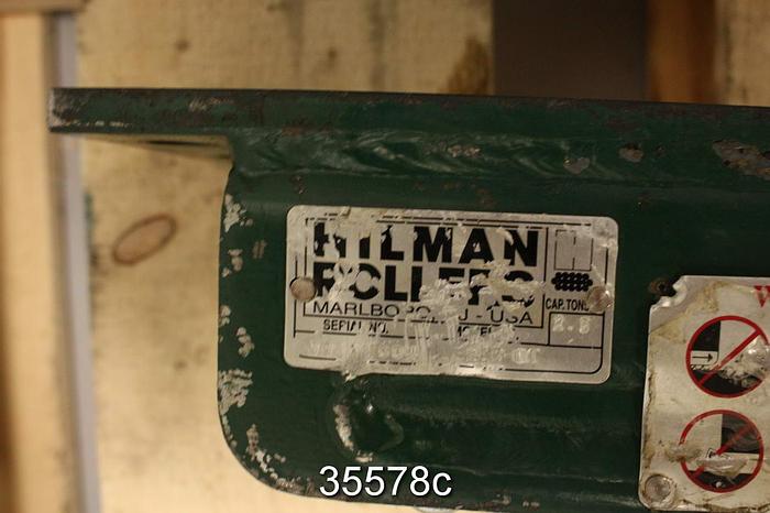 Used Hilman Rollers 2.5-NT, 2.5 Ton Cap, Set #35578