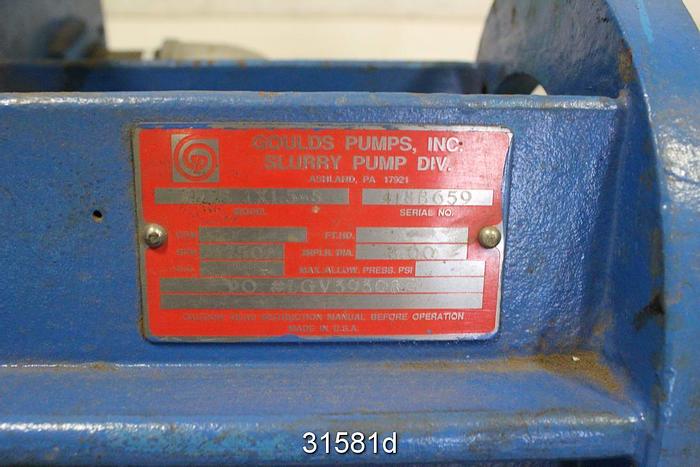 Used Goulds 3171S Sump Pump, 1x1.5x8 #31581