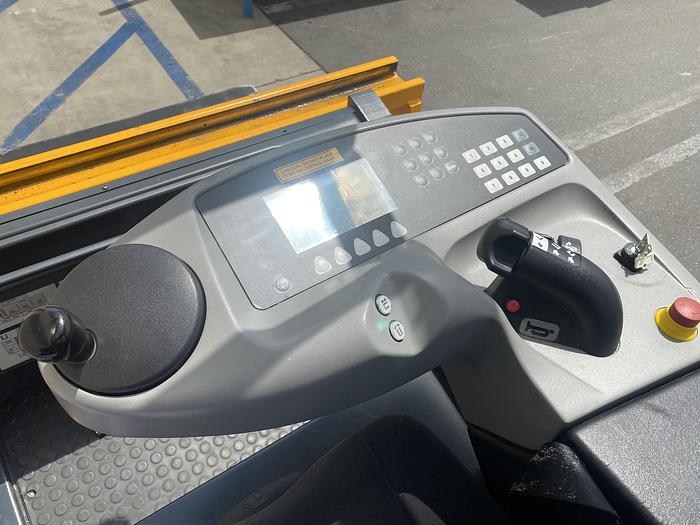 Used Jungheinrich  EFX 413 Electric Forklift Front Seat/tri-Lateral Stacker w/ Charger