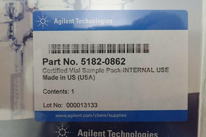 Used Agilent 5182-0862 Certified Vials Sample Pack