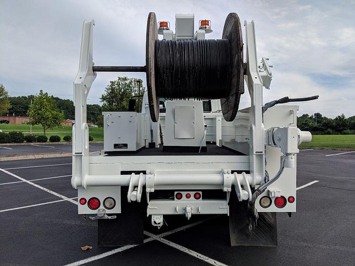 Used 2009 International 4300 Durastar w/ Altec A40P Cable Placer Bucket Truck