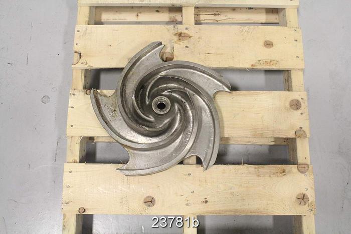 Used Goulds 3175 Impeller, 3175S, 4X6X18, 15-1/2" Diameter, 5-Vane #23781