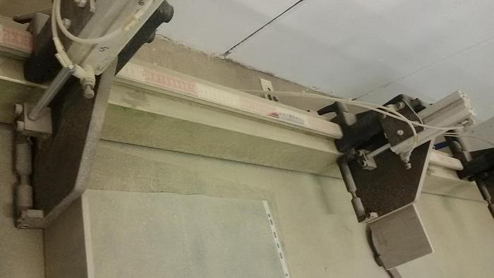 Used Miter saw with pneumatic rise of the blade with adjustable speed OMGA T521 ST