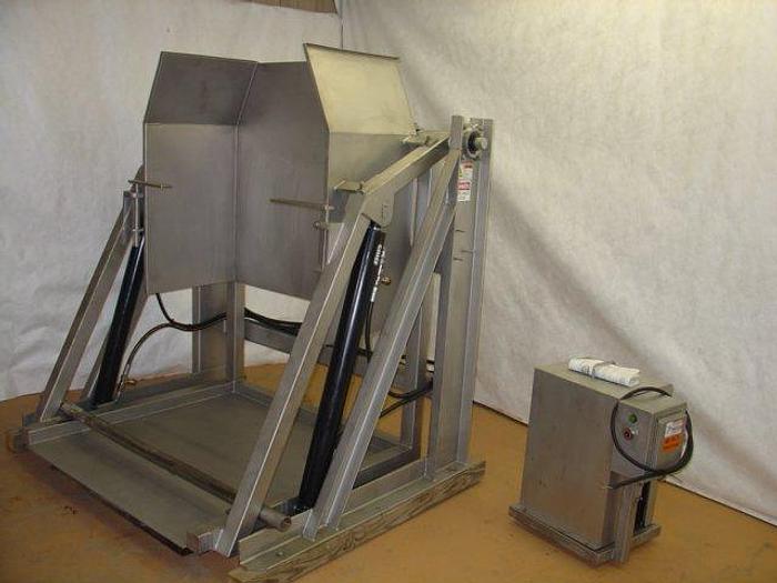 Used New Stainless Steel Pivot-Style Combo Dumper, 60" High Pivot