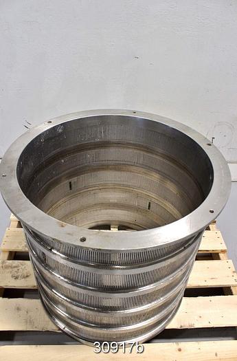 Used Black Clawson P24 Pressure Screen Basket #30917