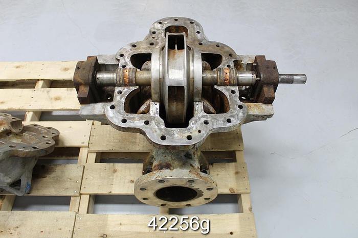 Used Goulds 3410 6x8x14 Split Case Pump, CFGM Casing #42256