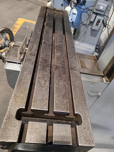 Used Bridgeport 1HP Milling Machine 42" Table Step Pulley Speed Control Single Point Lube