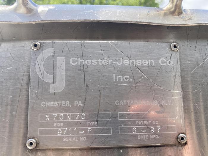 Used USED Chester-Jensen Cooker Cooler, Model X70N70, 700 Gallon Capacity