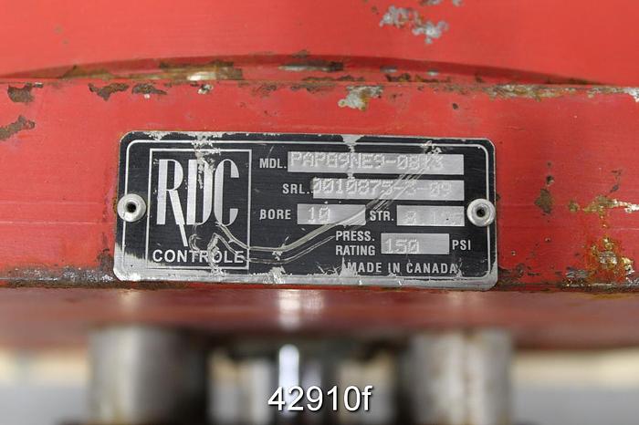 Used Flow Control Components 8" Air Operated Knife Gate Valve #42910