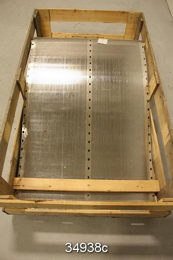 Unused Bird JS24 Vibrating Screen Plate, .078" Holes #34938