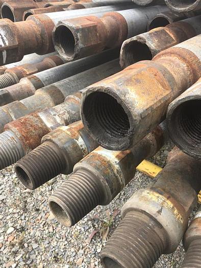 Used Aluminum RD20 Style Drill Pipe 30' x 4-1/2” OD