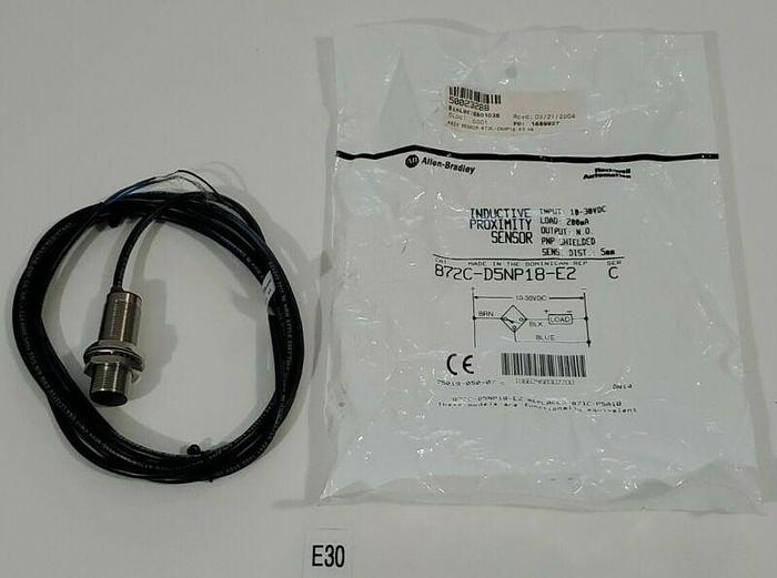 *NEW* Allen-Bradley 872C-D5NP18-E2 Inductive Proximity Sensor Ser. C + Warranty!