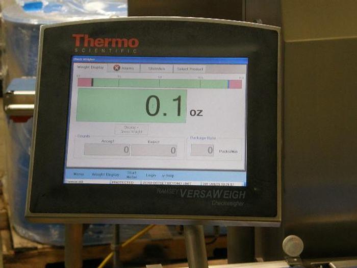 Used Scale, Checkweigher, Inline, Thermo Ramsey, Versaweigh, (2)Scale, Checkweigher, Inline, Thermo Ramsey, Versaweigh, (2) #S742301