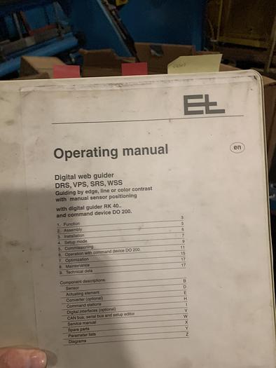 Used 54" GENIK  MODEL 638-06 TWO DRUM WINDER 2006 -  PENDING SALE