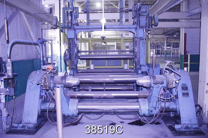 Used Langston 2-Drum Salvage Winder, 75" Drum Face, 6" Diameter #38519