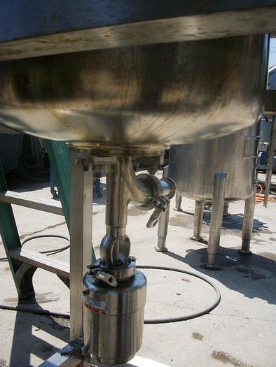 Used Tank, 30 Gallon, 316L Stainless Steel, Agitated, 50 PSI, DCI, DT/DB (2) #S741883