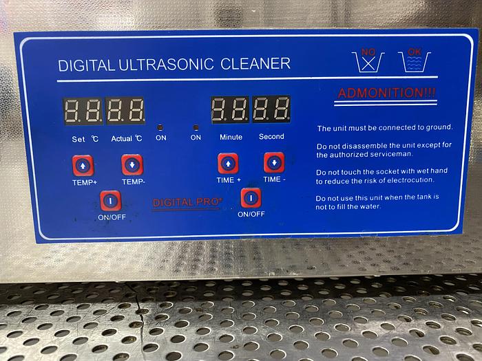 Used Model JPS-100A 30 L Digital Ultrasonic Cleaner Heated w/ Timer 120V
