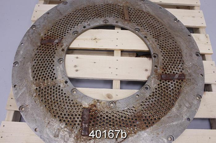 Used Black Clawson Pulper Extraction Plate, 41.75" #40167