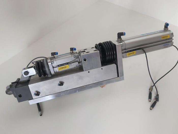 Gebraucht Zustellzylinder und Klemmung, Hub 125mm K1, Festo gebraucht-Top