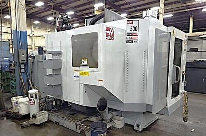 Used 2006 Haas MDC-500 Mill Drill Center with 2 Pallet Changer, Coolant Through Spindle, Chip Auger