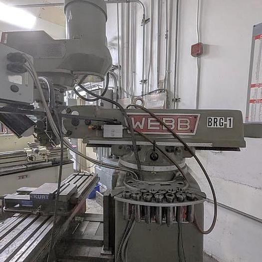 Used 1987 Webb 10"x50" Knee Mill