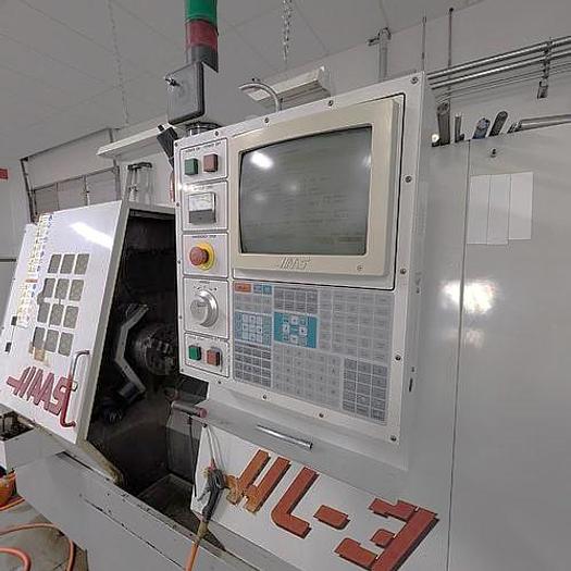 Used 1998 Haas HL-3 Chucker, Chip Auger, CNC Enhancements Autobar 400 Barfeed, Tool Presetter, 10" Chuck, Collet Chuck