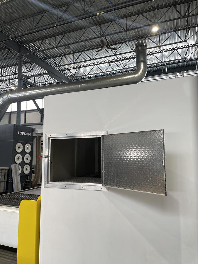 Used 2021 Bodor Model P3015T6 3 KW IPG Laser Cutting Machine with Tube Cutter