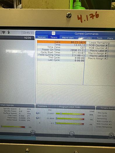 Used 2022 Haas ST-35 2 Axis CNC Turning Center