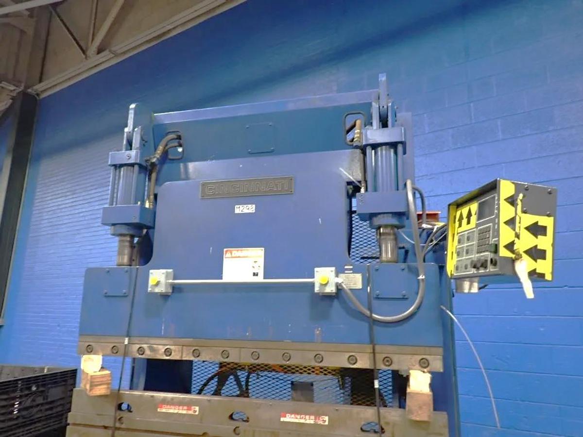 Used Cincinnati Hydraulic Press Brake Model 60CBII, 60 Ton, 4 ft., 8" Stroke