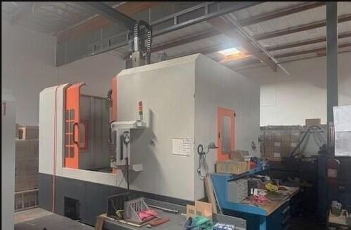 Used 2020 DMTC CGK5112JD 2 Axis CNC VTL with 8 Station ATC, 40" 4 Jaw Manual Chk, Fanuc 0i-TF Plus Control, 47.2" Swing