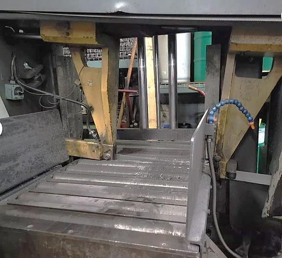 Used 2005 Hyd-Mech Model H-28A Dual Column Programmable Horizontal Bandsaw