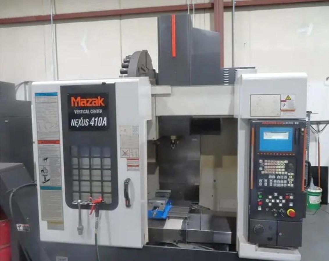 Used 2005 Mazak Nexus VCN-410A with Coolant Thru Spindle, Chip Conveyor, 30 Station Side Mounted ATC, 12,000 RPM