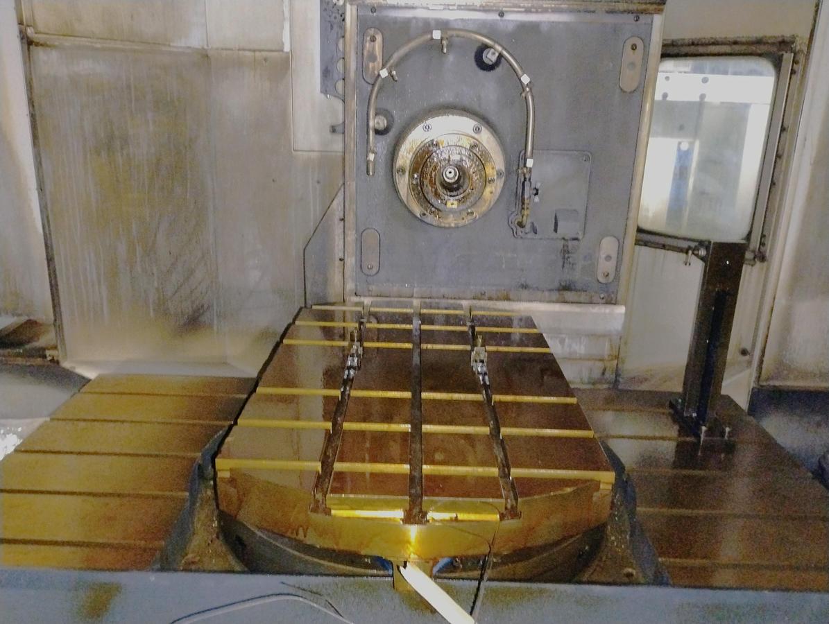 Used 2019 Haas EC-1600ZT with Extended Z Axis Travel, 7500 RPM, Integrated 4th Axis Platter, TSC, Renishaw Probing, 30 ATC