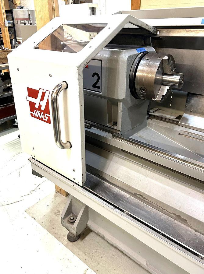 Used 2007 Haas TL-2 with Tailstock, Tool Post and 8" 3 Jaw Chuck