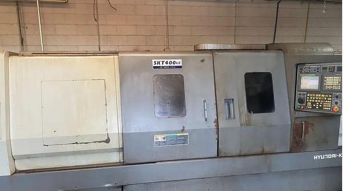 Used 2006 Hyundai Kia SKT-400LC Long Bed Heavy Duty Lathe