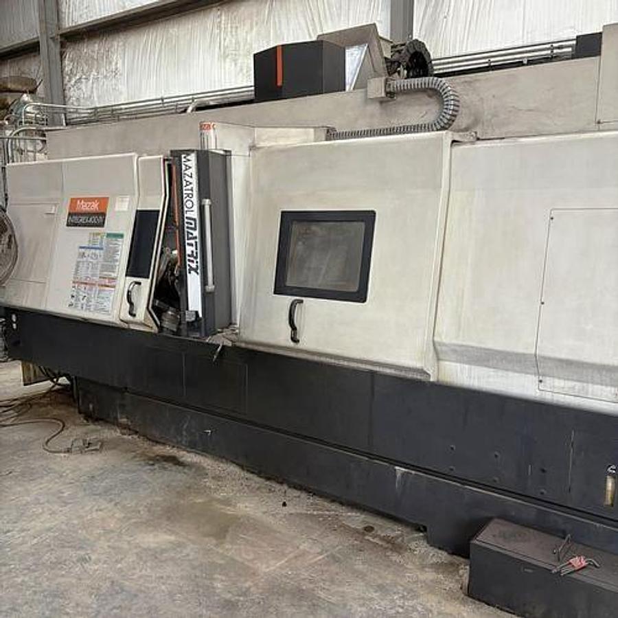 Used 2007 Mazak Integrex 400-IV/1500, 40 atc, Chip Conveyor, Tooling